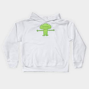 Frog with arms Kids Hoodie